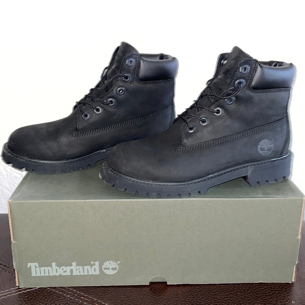 Timberland Black Nubuck Boots
